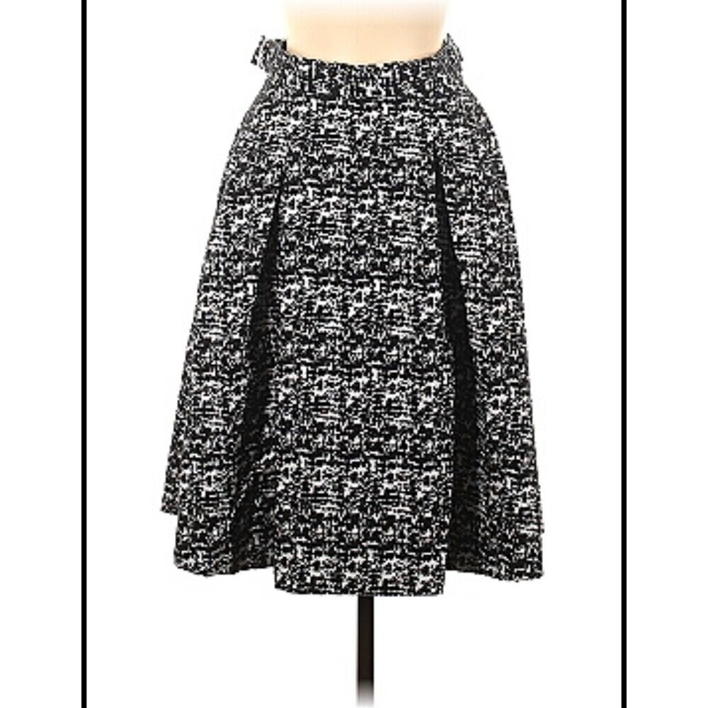 H&M Black & White Skirt Size 8